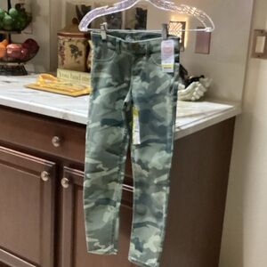 Wonder Nation Green Camouflage Jeans